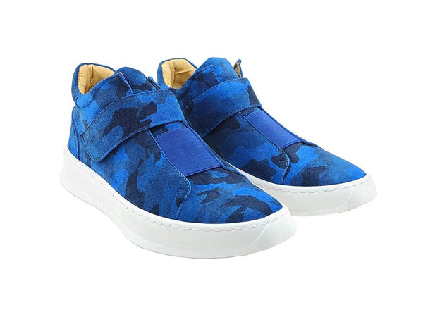 C&E Camoflage Suede Sneaker - Blue