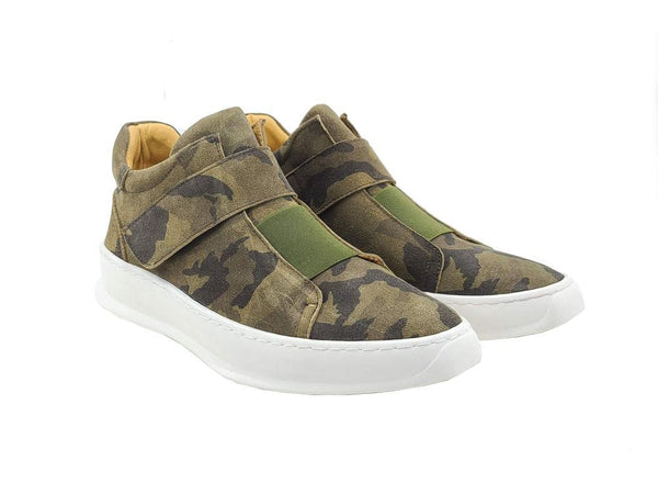 C&E Camoflage Suede Sneaker - Green