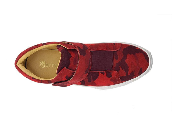 C&E Camoflage Suede Sneaker - Red
