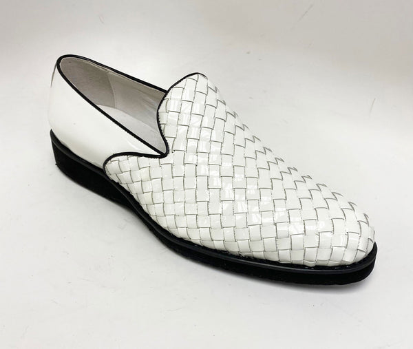 C&E Shoes Calfskin Loafer - Bone