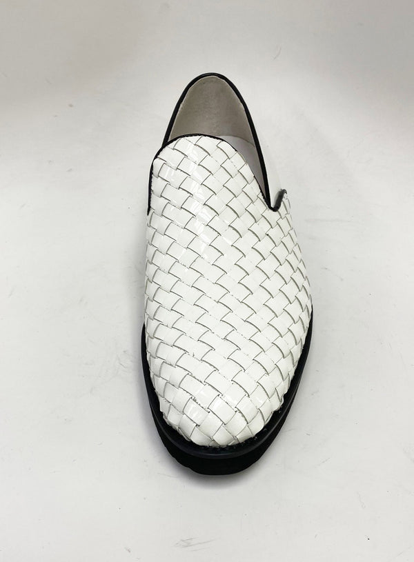 C&E Shoes Calfskin Loafer - Bone