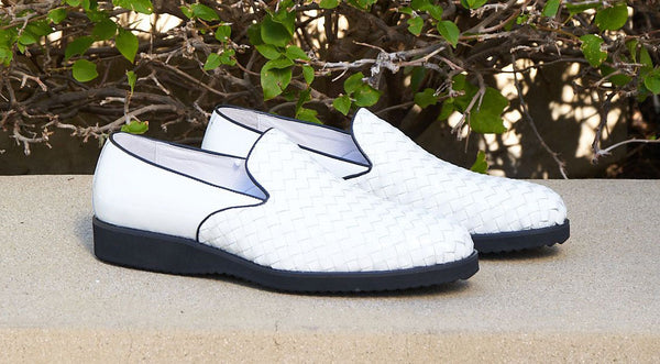 C&E Shoes Calfskin Loafer - Bone