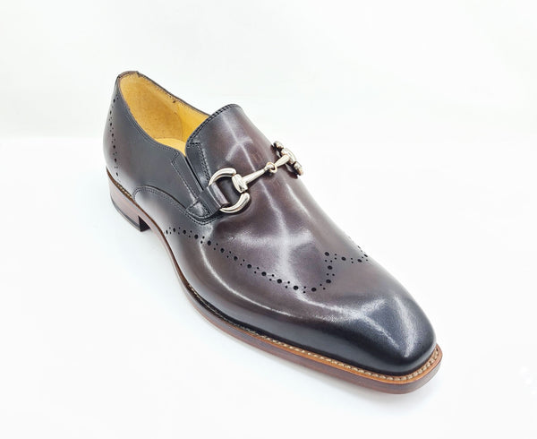 C&E Shoes Calfskin Shoe - Chestnut