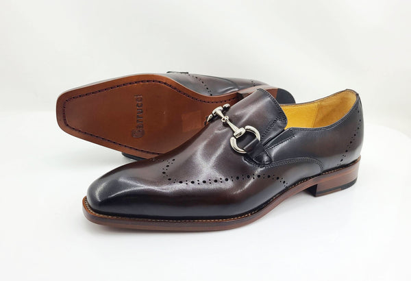 C&E Shoes Calfskin Shoe - Chestnut