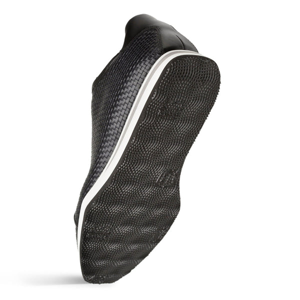 Mezlan Woven Calfskin Oxford - Black