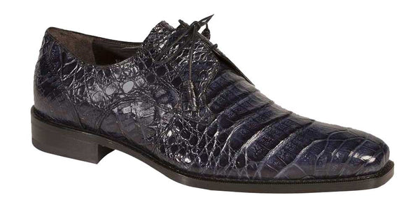 Mezlan Anderson Crocodile Oxford - Blue