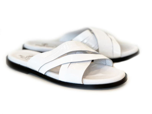 Pelle Aruba Calfskin Sandal - White