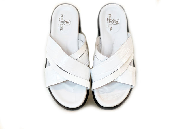 Pelle Aruba Calfskin Sandal - White
