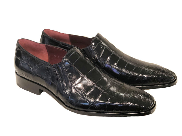 Pelle Exotics Bellini Alligator Loafer - Black