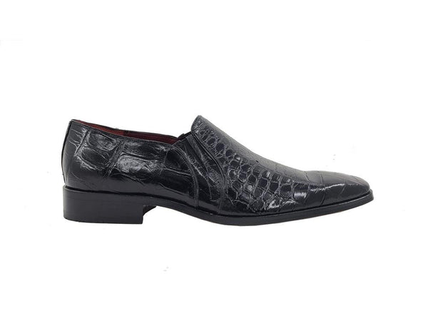 Pelle Exotics Bellini Alligator Loafer - Black