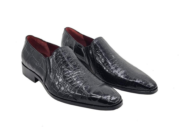Pelle Exotics Bellini Alligator Loafer - Black