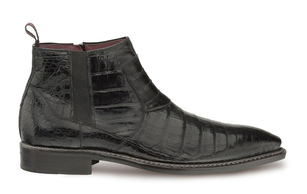Mezlan Blackmore Crocodile Boot - Black