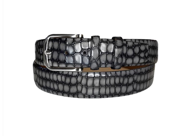 Corrente Calfskin Belt - Grey
