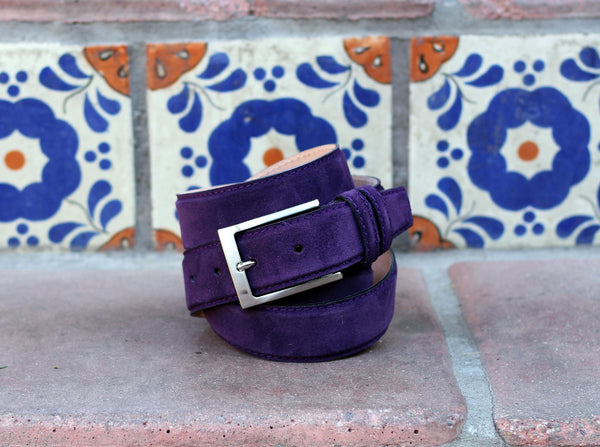 Corrente Lambskin Penny Loafer  - Purple