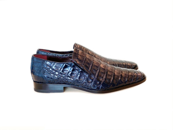 Pelle Exotics Crocodile Loafer - Blue