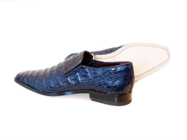 Pelle Exotics Crocodile Loafer - Blue