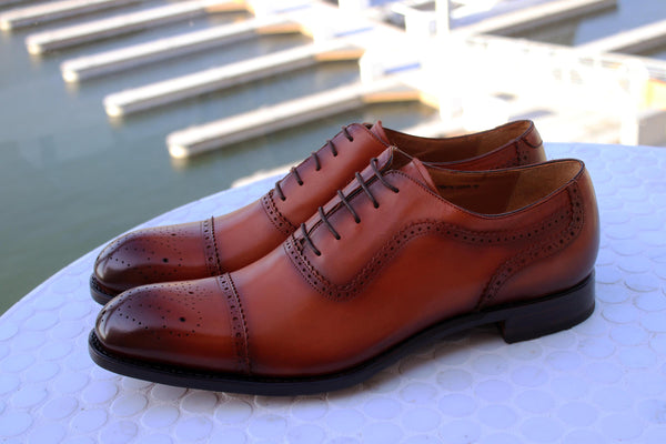 Ugo Vasare Leather Oxford - Camel