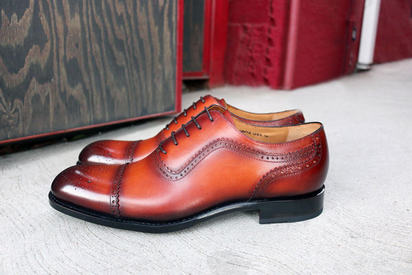 Ugo Vasare Leather Oxford - Camel