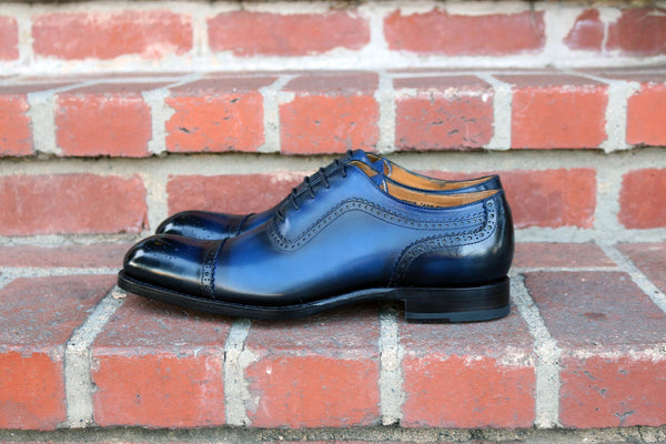 Ugo Vasare Leather Oxford - Navy