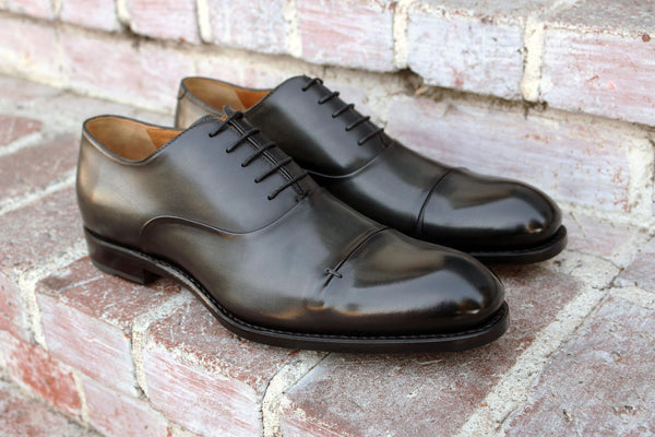 Ugo Vasare Leather Oxford - Grey