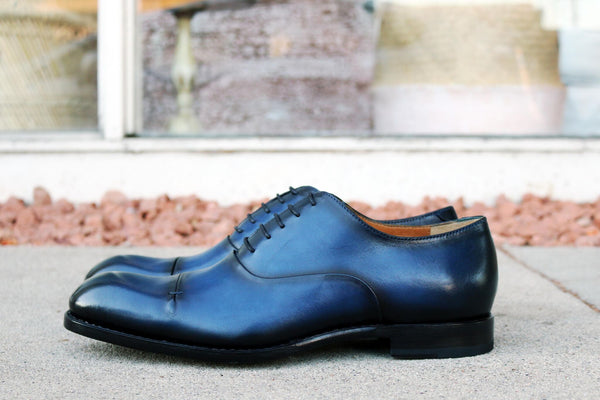 Ugo Vasare Leather Oxford - Navy