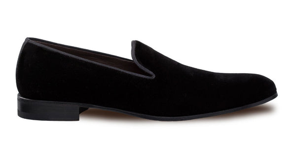 Mezlan Lublin Velvet Loafer - Black