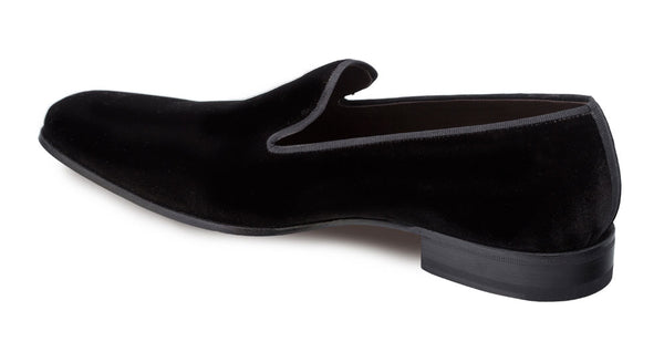 Mezlan Lublin Velvet Loafer - Black
