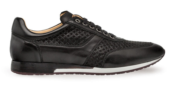Mezlan Maxim Suede Sneaker - Black