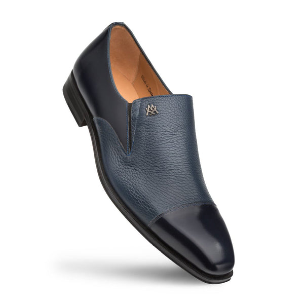 Mezlan Milani Deerskin Shoe - Blue