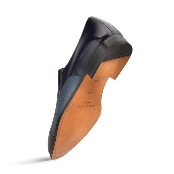 Mezlan Milani Deerskin Shoe - Blue