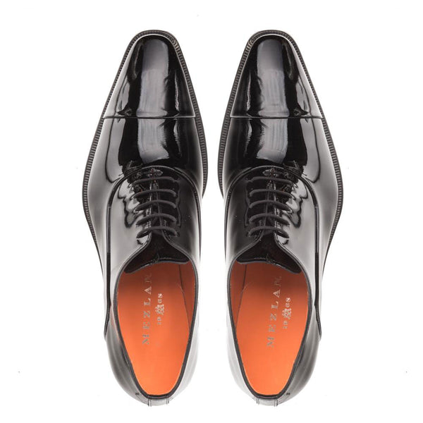 Mezlan Patent Leather Oxford - Black