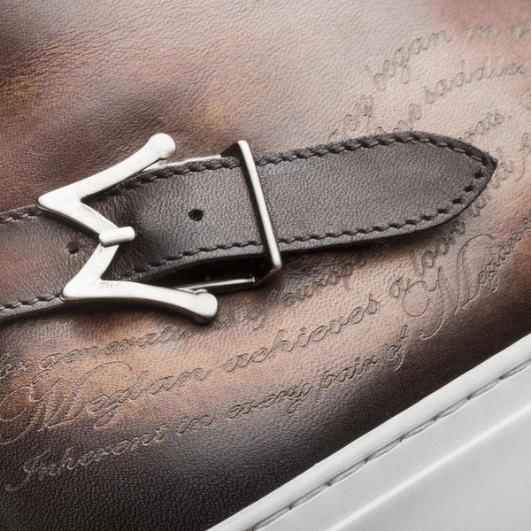 Mezlan Patina Calfskin High-Top - Cognac