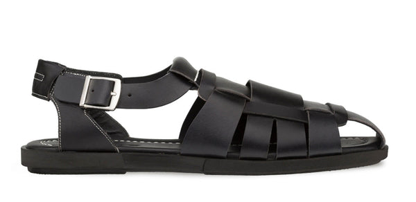 Mezlan Fisherman Sandal - Black