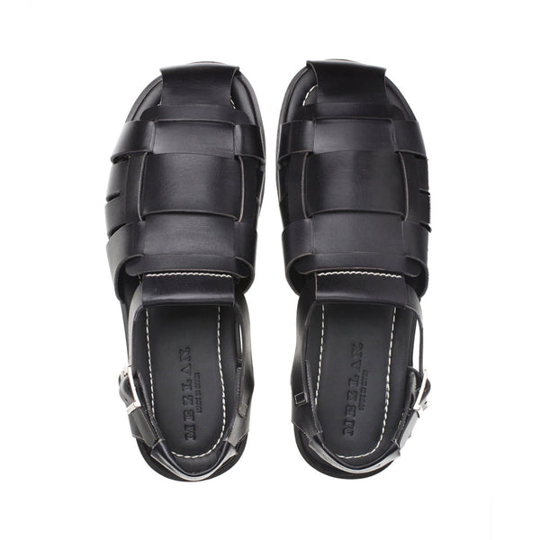Mezlan Fisherman Sandal - Black