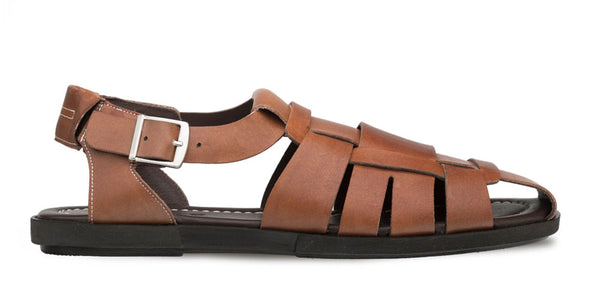 Mezlan Fisherman Sandal - Cognac