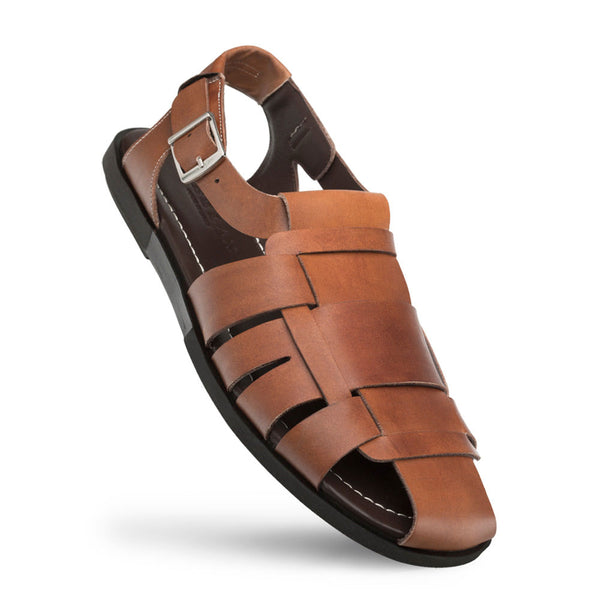 Mezlan Fisherman Sandal - Cognac