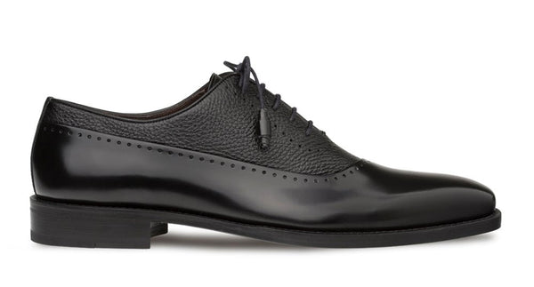 Mezlan Postdam Calfskin Oxford - Black