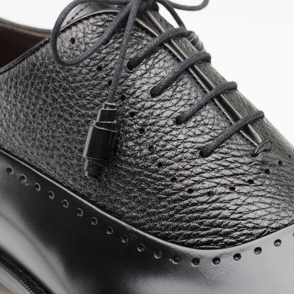 Mezlan Postdam Calfskin Oxford - Black