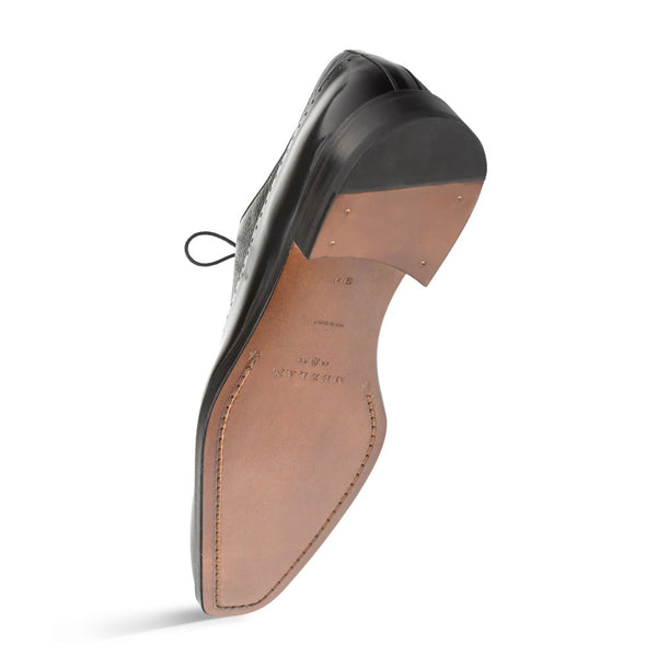 Mezlan Postdam Calfskin Oxford - Black