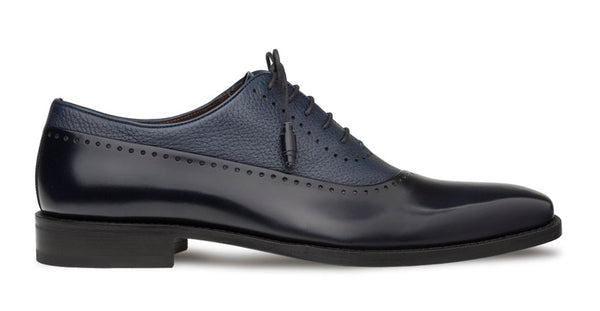 Mezlan Postdam Calfskin Oxford - Blue