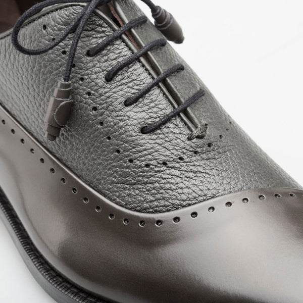 Mezlan Postdam Calfskin Oxford - Grey