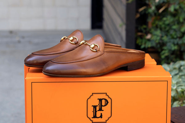 Pelle Calfskin Slide - Tan