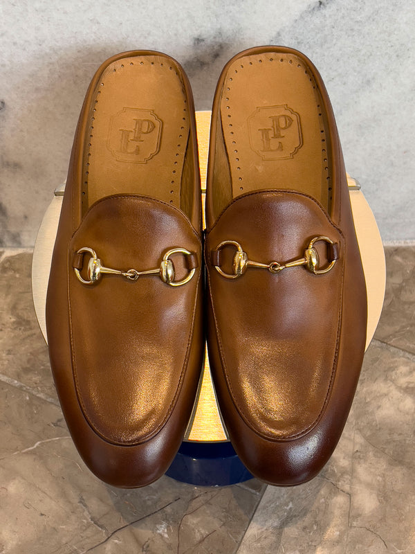 Pelle Calfskin Slide - Tan