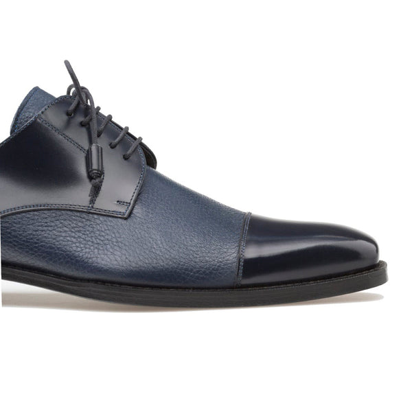 Mezlan Soka Deerskin Oxford - Blue