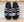 Pelle Vinnie Leather Sandal - Black/White